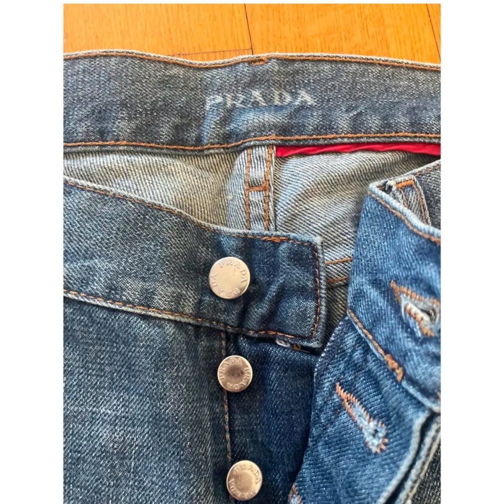 Prada Blue Denim Jeans Men